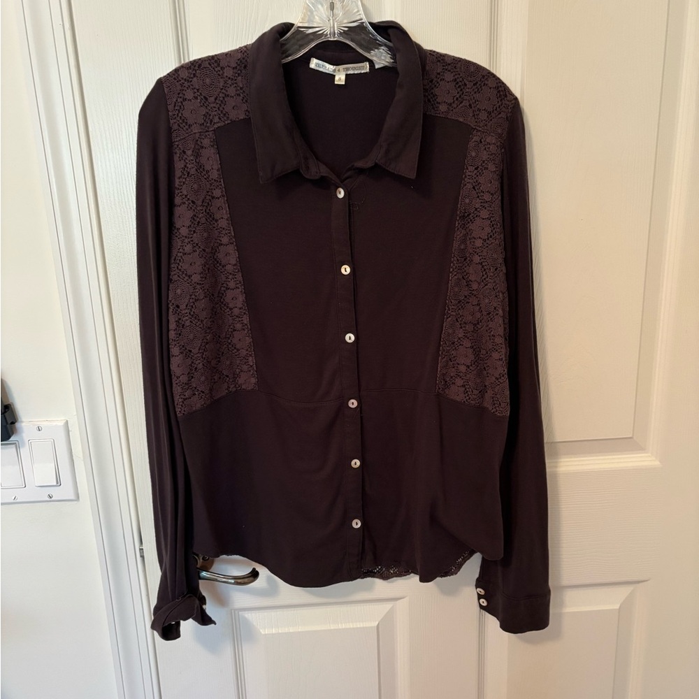 Threads 4 Thought small grey long sleeve e top